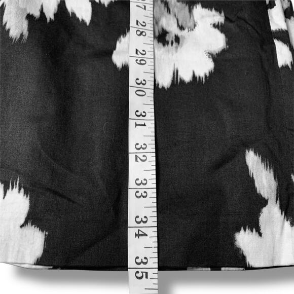 Ann Taylor Dress Women's Size 0 Monochrome Sheath Natural Neutral Blooms - Picture 9 of 9